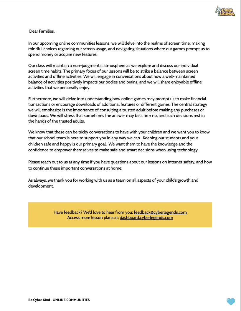 familyLetter familyLetter