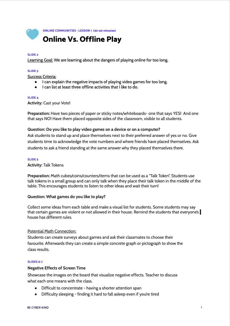 lessonPlan lessonPlan